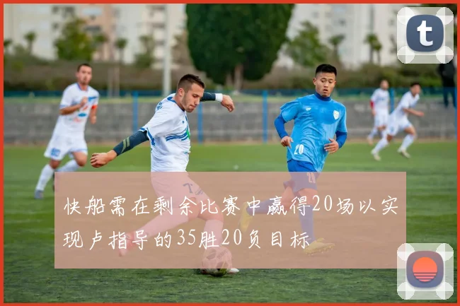 快船需在剩余比赛中赢得20场以实现卢指导的35胜20负目标